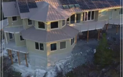 Casa de cânhamo terminada e pronta para viver de forma saudável no Canadá