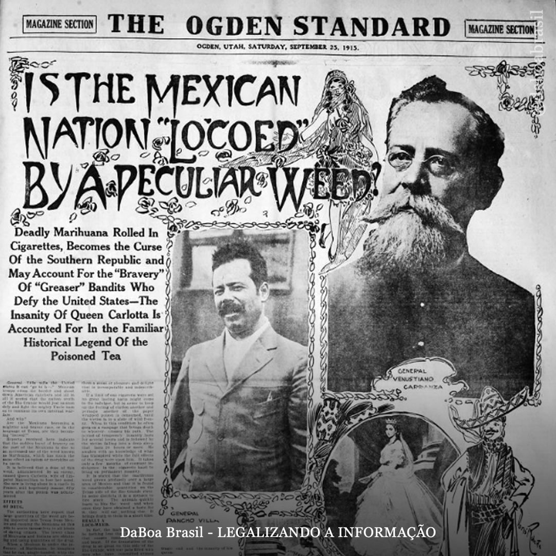 Biblioteca do Congresso dos EUA recopila publicidades racistas sobre a maconha do século XX