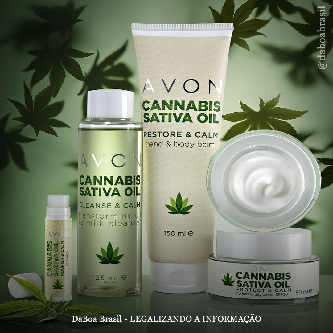 Avon expande a coleção de sua linha cosmética canábica