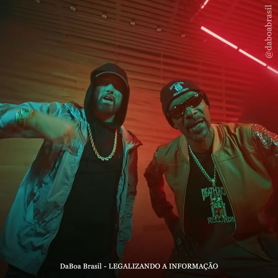 Snoop Dogg e Eminem lançam novo clipe: é tudo sobre fumar maconha