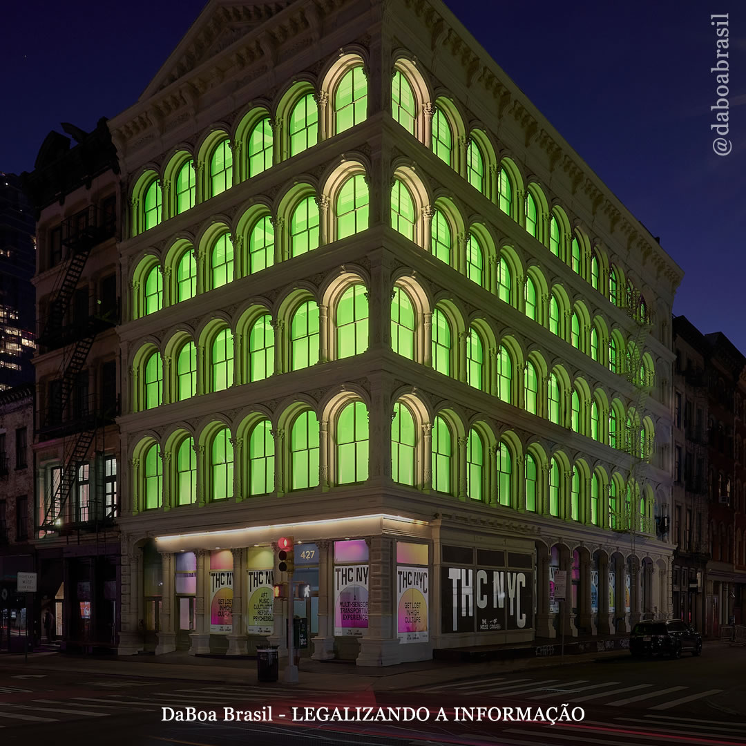 Um novo museu imersivo da maconha foi inaugurado em Nova York