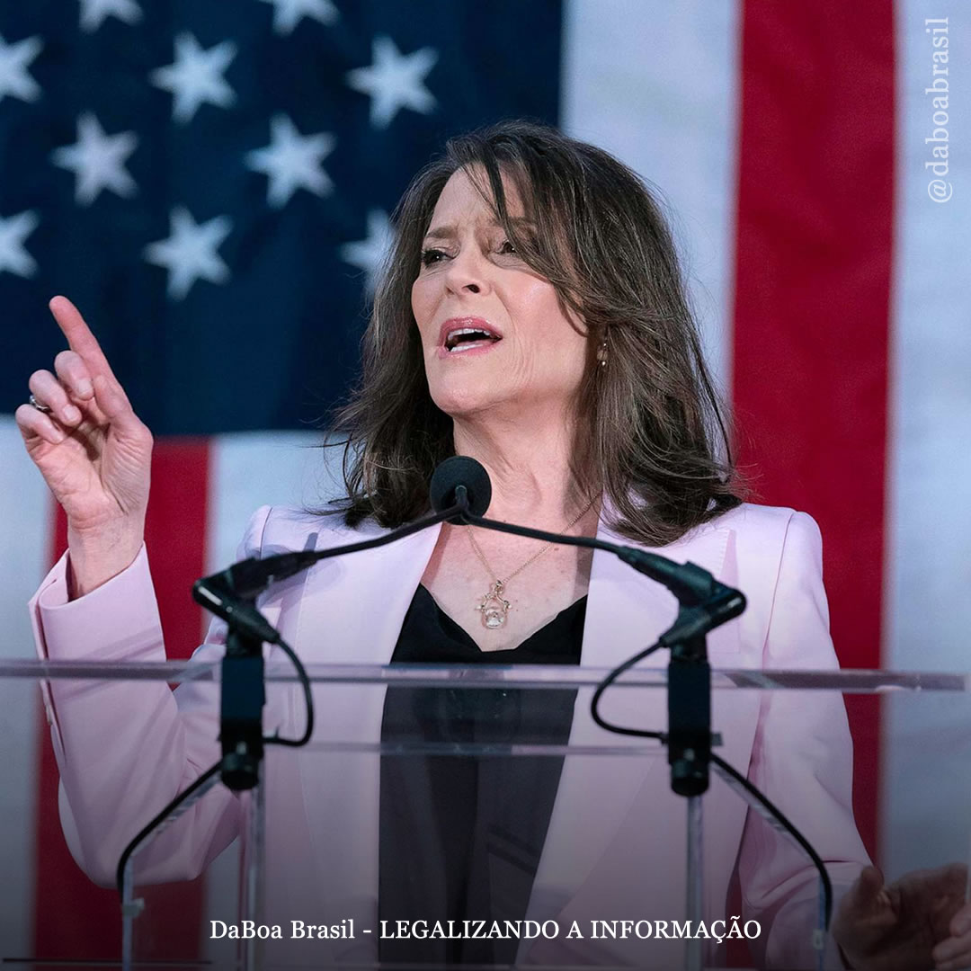 Candidata presidencial dos EUA acusa legisladores de usar drogas e critica a hipocrisia do atraso na reforma da maconha