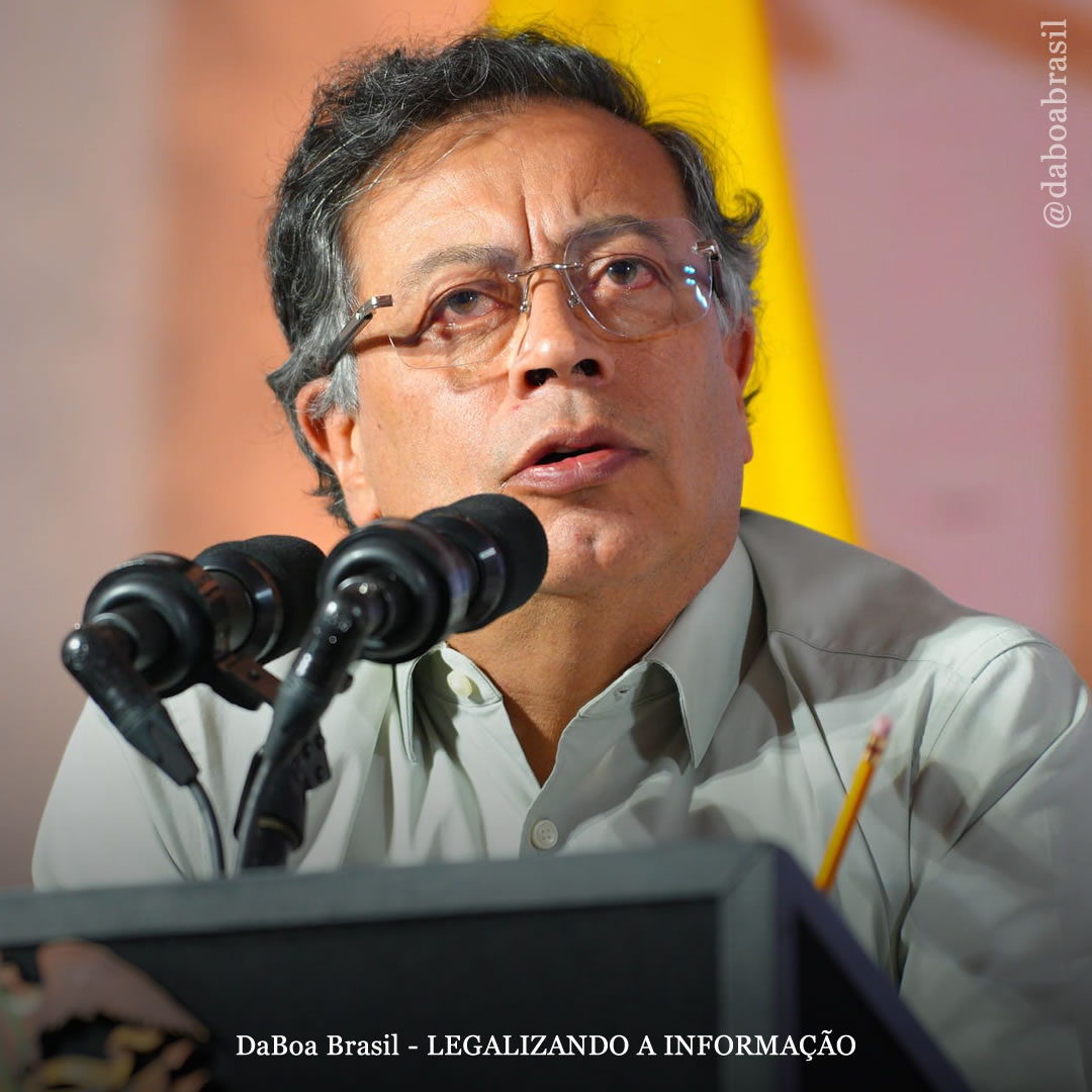 Presidente da Colômbia, Gustavo Petro, pede a Trump que legalize a maconha para combater o tráfico ilícito de drogas