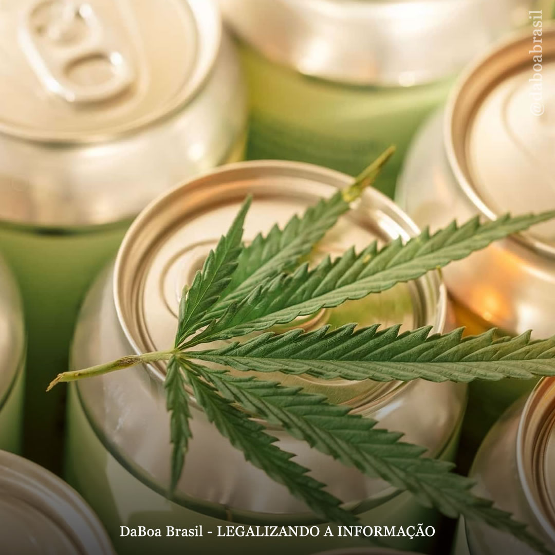 O consumo de bebidas com maconha reduz o uso de álcool e melhora o sono, o estresse e o humor, mostra estudo